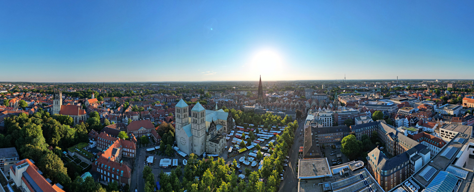 Panoramablick &uuml;ber M&uuml;nster